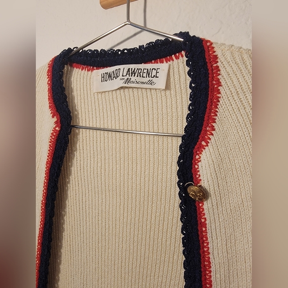 VINTAGE Howard Lawrence by Maisonette Union Made Cardigan - Picture 2 of 6
